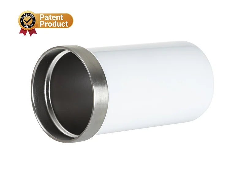 Sublimation Blanks 22oz/650ml Stainless Steel Travel Tumbler with Flip Lid (White)