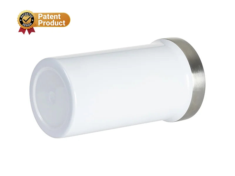 Sublimation Blanks 22oz/650ml Stainless Steel Travel Tumbler with Flip Lid (White)