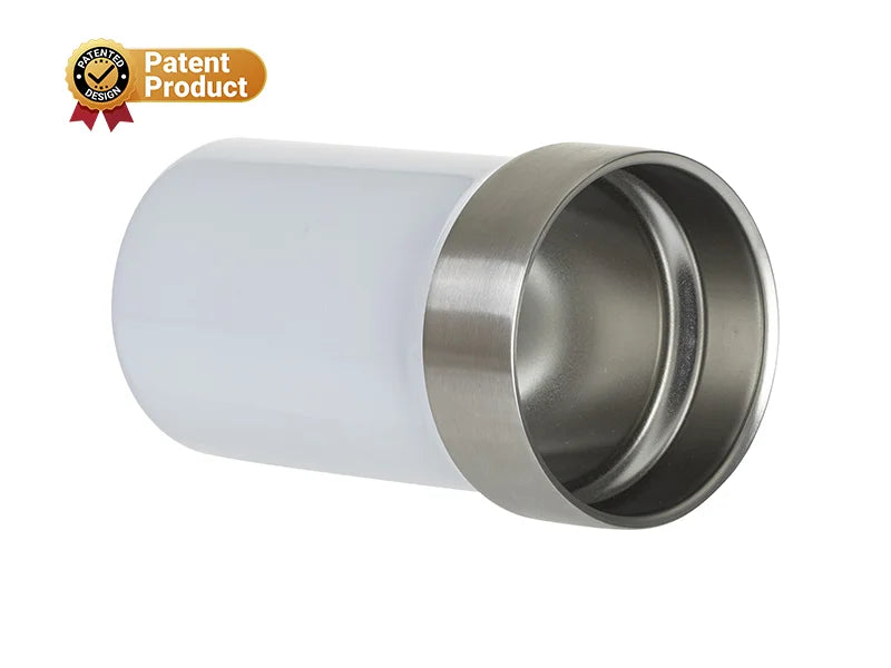 Sublimation Blanks 13oz/400ml Stainless Steel Travel Tumbler with Flip Lid (White)