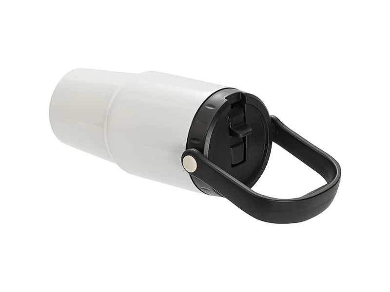 Sublimation Blanks 20oz/600ml Stainless Steel Travel Tumbler with Portable Lid(White)