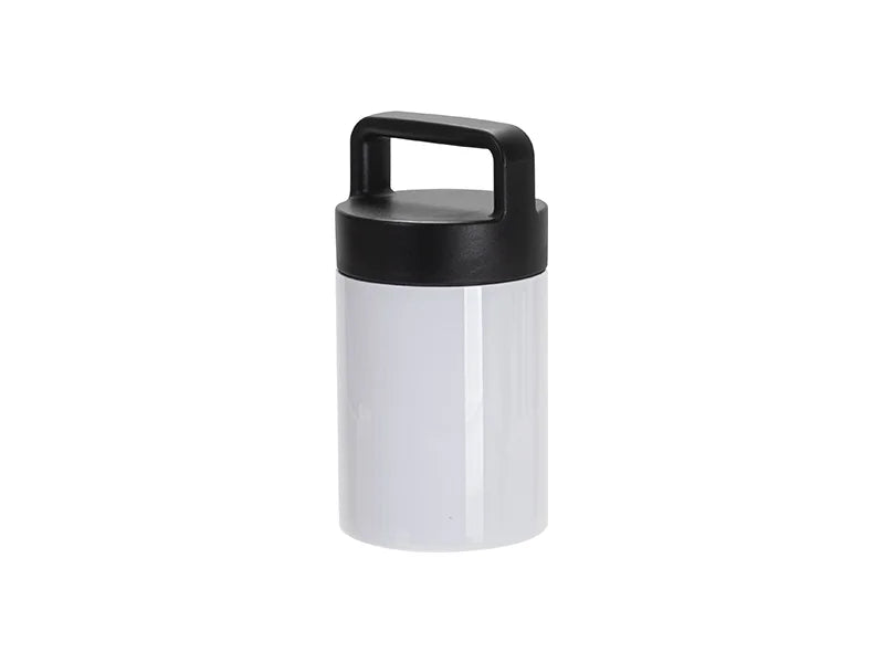 Sublimation Blanks 13oz/400ml Stainless Steel Mug w/ Protable Black Lid (White)
