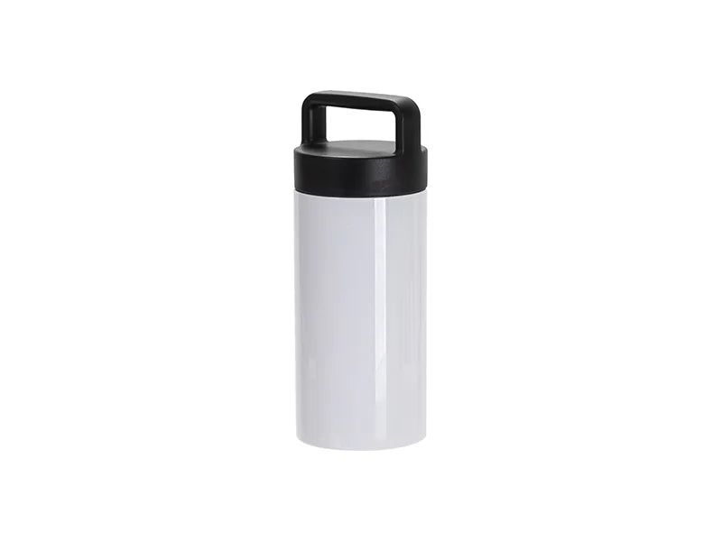 Sublimation Blanks 20oz/600ml Stainless Steel Mug w/ Protable Black Lid (White)