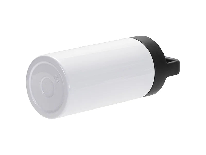 Sublimation Blanks 20oz/600ml Stainless Steel Mug w/ Protable Black Lid (White)