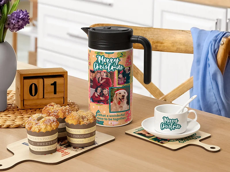 50oz/1500ml Sublimation Blanks Sublimation Thermal Coffee Carafe Pot