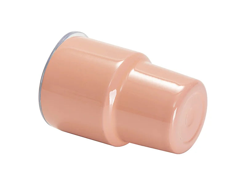 Sublimation Blanks 3oz/90ml Mini Stainless Steel Tumbler Shot Glass w/ Straw(Coral Pink)