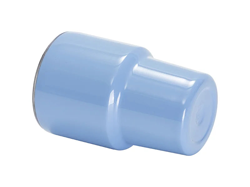 Sublimation Blanks 3oz/90ml Mini Stainless Steel Tumbler Shot Glass w/ Straw(Blue)