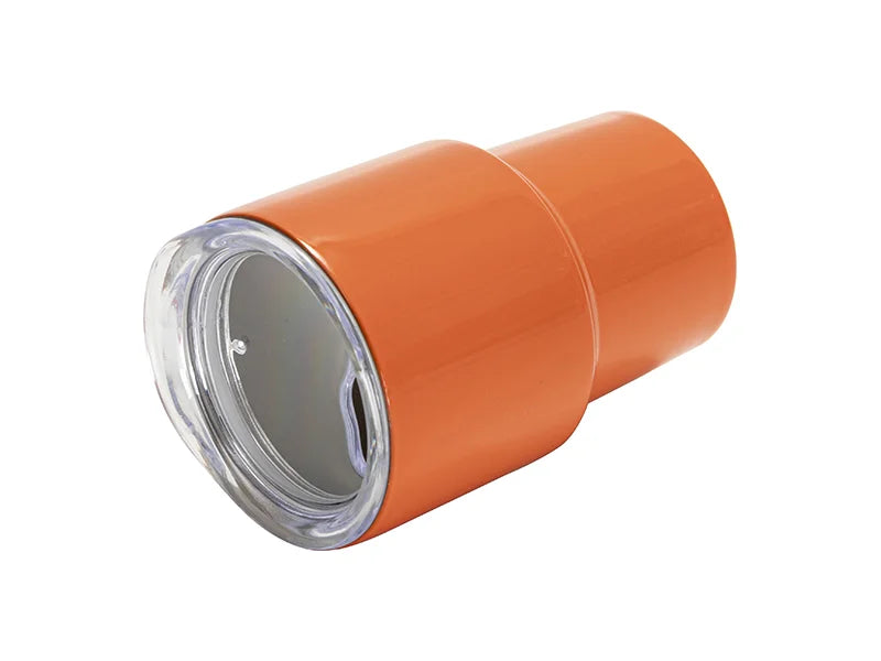Sublimation Blanks 3oz/90ml Mini Stainless Steel Tumbler Shot Glass w/ Straw(Orange)