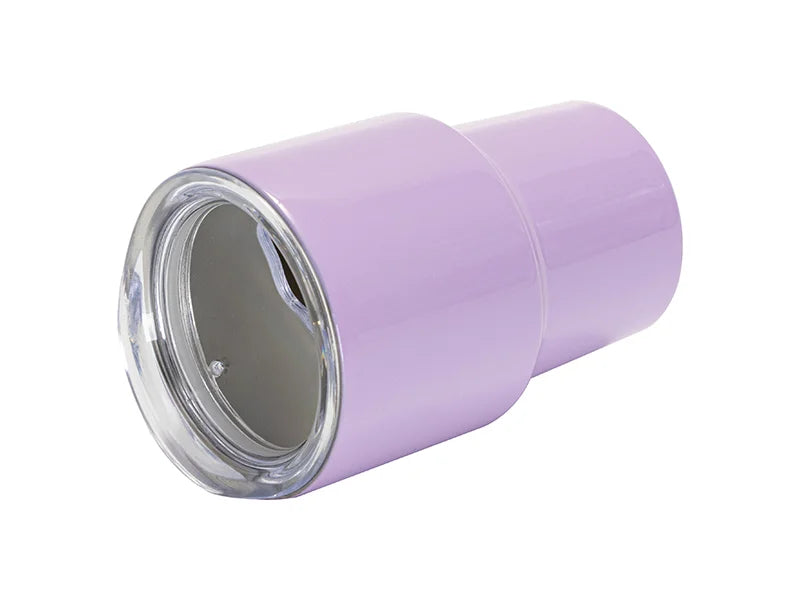 Sublimation Blanks 3oz/90ml Mini Stainless Steel Tumbler Shot Glass w/ Straw(Purple)