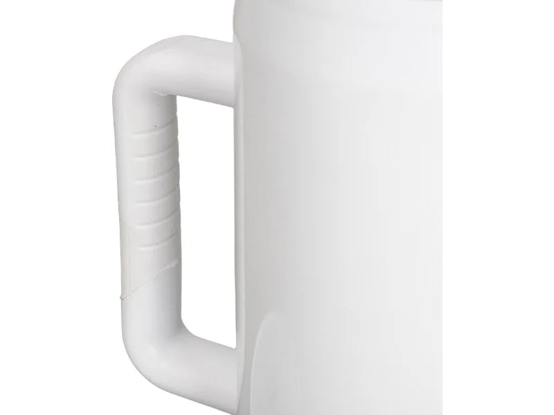 40oz Sublimation Stainless Steel Tumbler With Straw -White