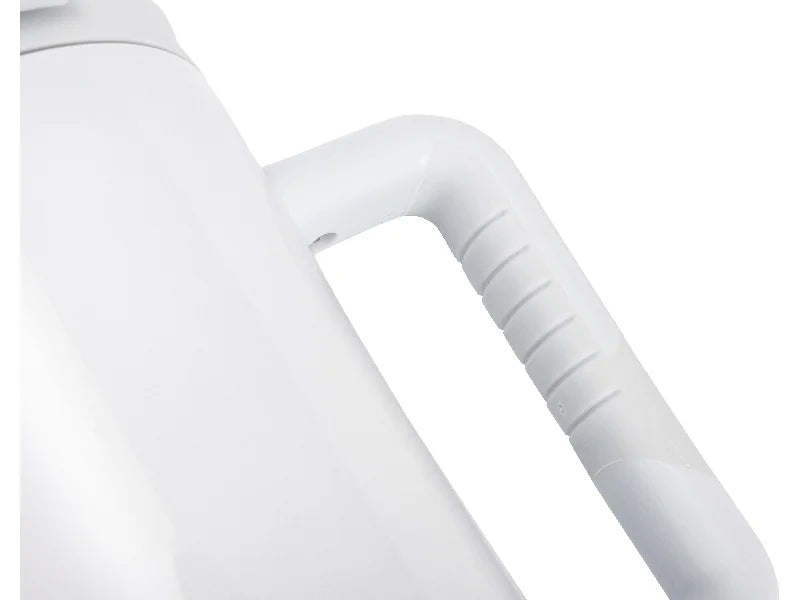 Sublimation 40oz/1200ml White Stainless Steel White Travel Tumbler with Flip Lid & Straw(Gray White Soft Grip Handle)