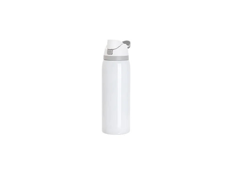 40oz/1200ml  Stainless Steel Travel Tumbler with Portable Lid(White)
