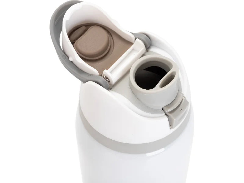 Sublimation 40oz/1200ml Stainless Steel Water Bottle with Flip One Touch Portable Lid (White)