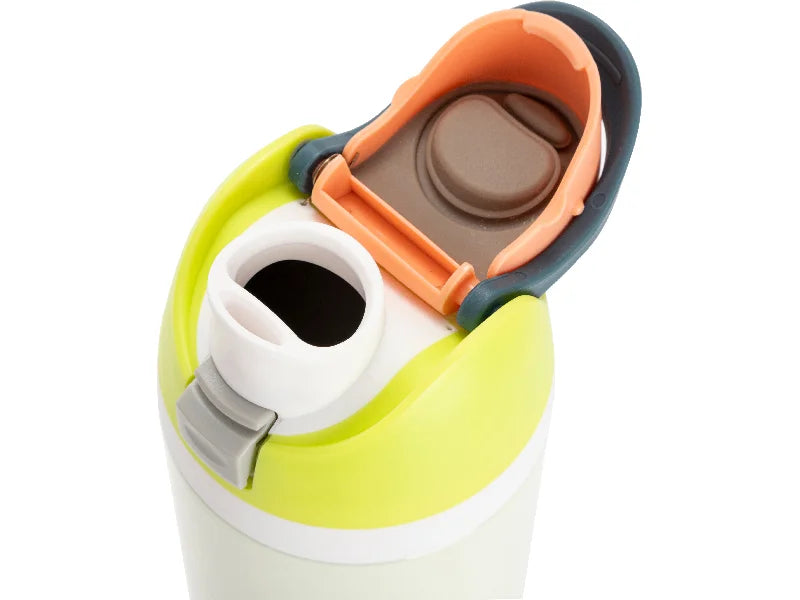 Sublimation 32oz/960ml Stainless Steel Water Bottle with Flip One Touch Portable Lid (Glossy Yellow Green)