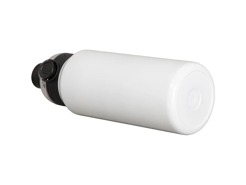 32oz/960ml Sublimation Stainless Steel Bottle w/ Black Pop Lid (White)