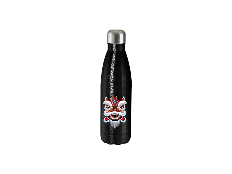 Sublimation Blanks 17oz/500ml 3D Crackle Finish Stainless Steel Water Bottle