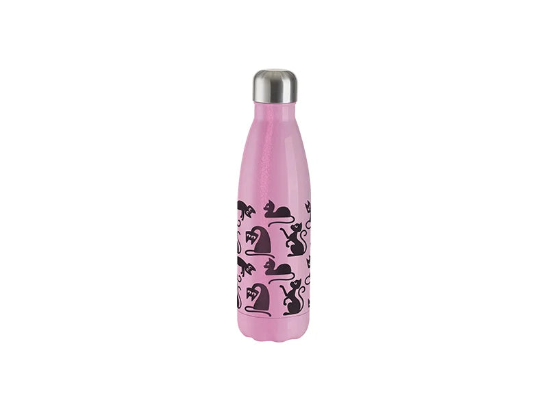 Sublimation Blanks 17oz/500ml 3D Crackle Finish Stainless Steel Water Bottle