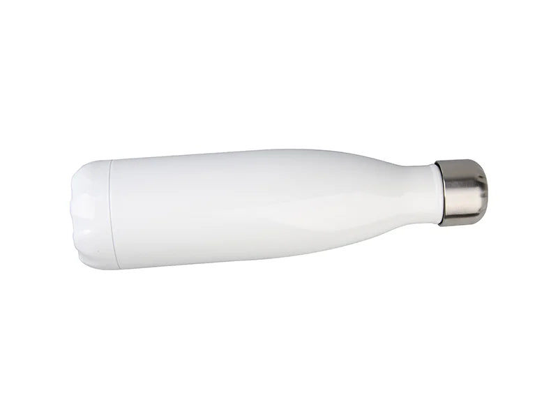 Sublimation 17oz Stainless Steel Coka Shaped Bottle (White)