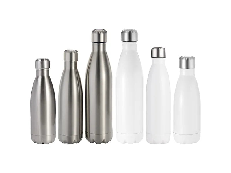 Sublimation 25oz/750ml Stainless Steel Coka Bottle(White)