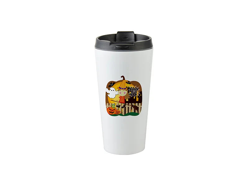 Sublimation 16oz Stainless Steel Tumbler (white)