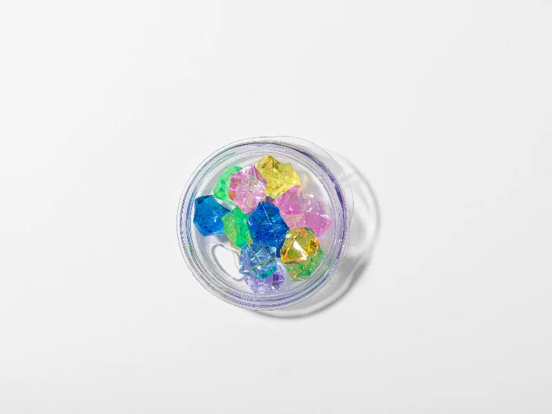 12oz SS Sublimation Blanks White Stemless Wine Cup with Color Fake Crushed Ice Topper Lid