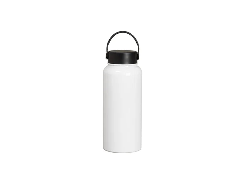 32oz Sublimation Water Bottle Flask (White)