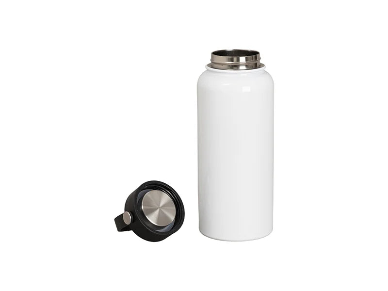 32oz Sublimation Water Bottle Flask (White)