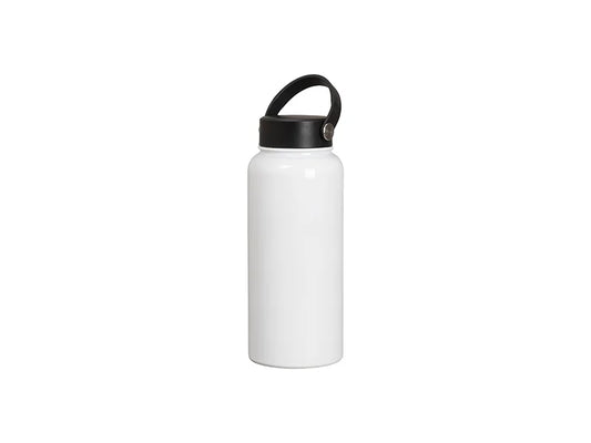 32oz Sublimation Water Bottle Flask (White)