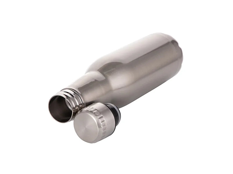 Sublimation 17oz/500ml Stainless Steel Beer Bottle (Silver)