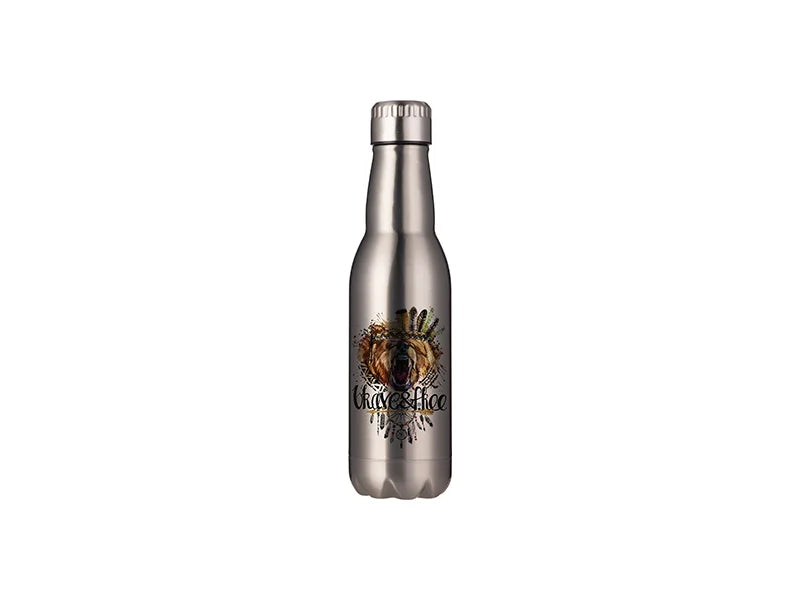 Sublimation 17oz/500ml Stainless Steel Beer Bottle (Silver)