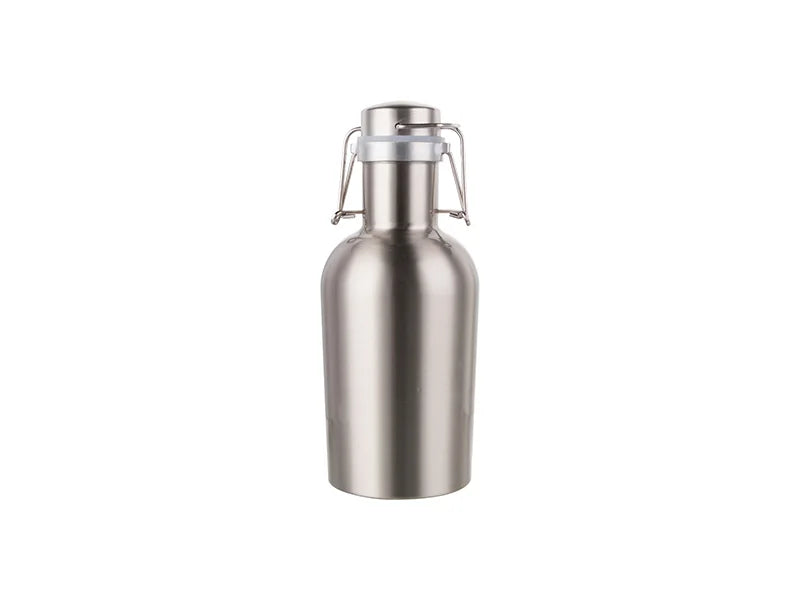 32oz/1000ml Sublimation Growler (Silver)