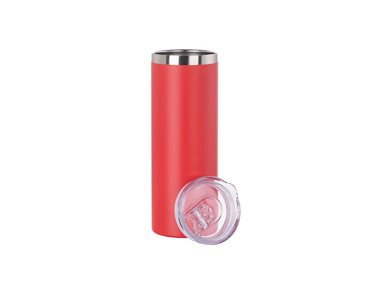 20oz/600ml Powder Coated Stainless Steel Mug(Red)