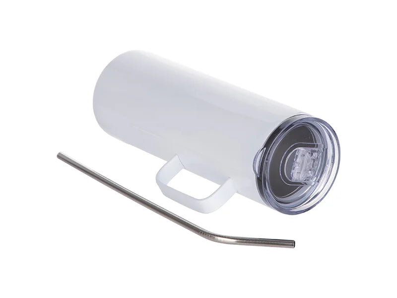 Sublimation 20oz/600ml Stainless Steel Skinny Tumbler with Handle & Lid