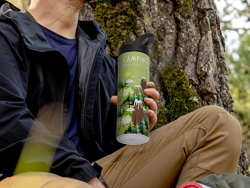 Sublimation Blanks 20oz/600ml Stainless Steel Skinny Tumbler with Black Portable Straw Lid(White)