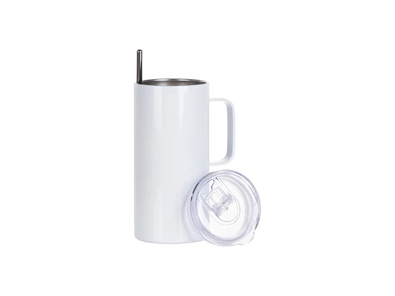 Sublimation 16oz/480ml Stainless Steel Tumbler with Handle & Lid