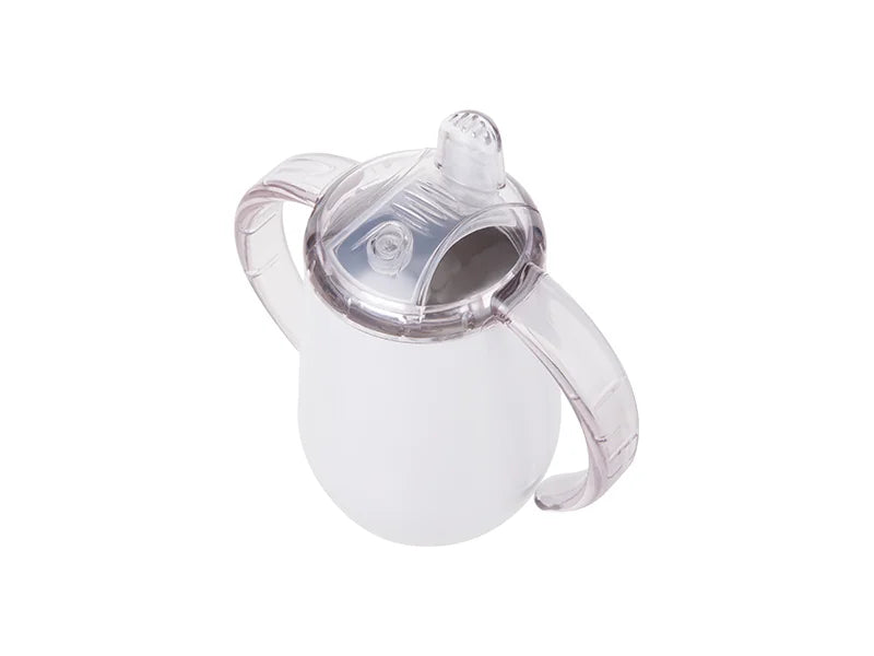 Sublimation 10oz/300ml Insulated Stainless Steel Sippy Cup with Spout (White)