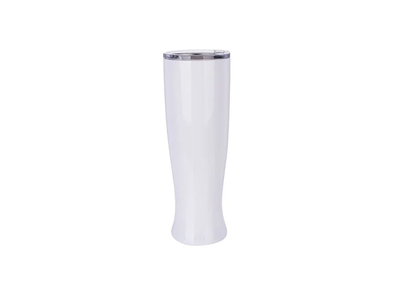 Sublimation 25oz/750ml Vase Shaped Pilsner Style Beer Tumbler (White)