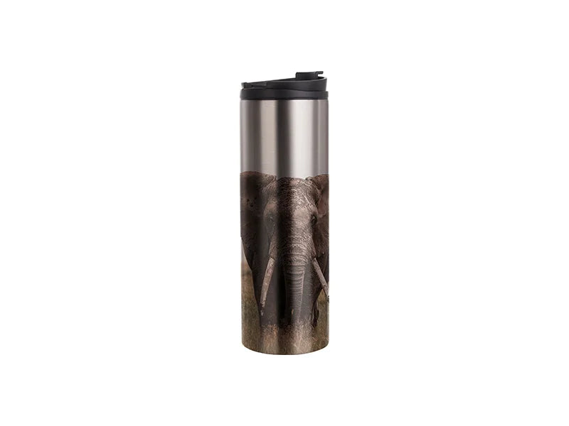 16oz/500ml Sublimation Stainless Steel Flask (Silver)