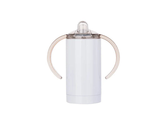 Sublimation 13oz/400ml Stainless Steel Sippy Cup with Spout (White)