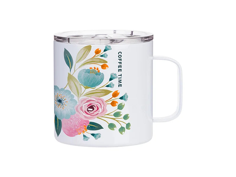 17oz/500ml Sublimaion Blanks Stainless Steel Coffee Mug with Handle