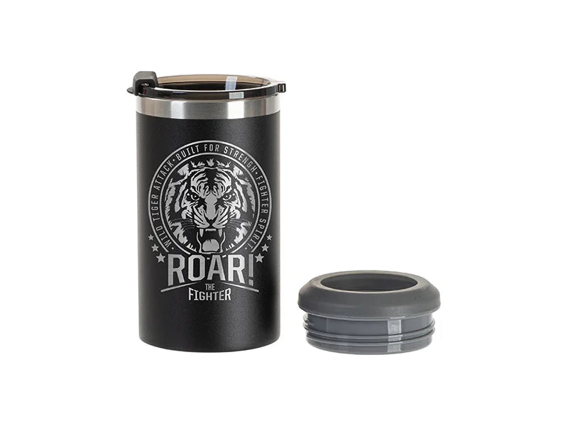 Engraving Blanks 12oz/350ml Powder Coated 4 in 1 SS Can Cooler for Laser Engraving & UV Printing