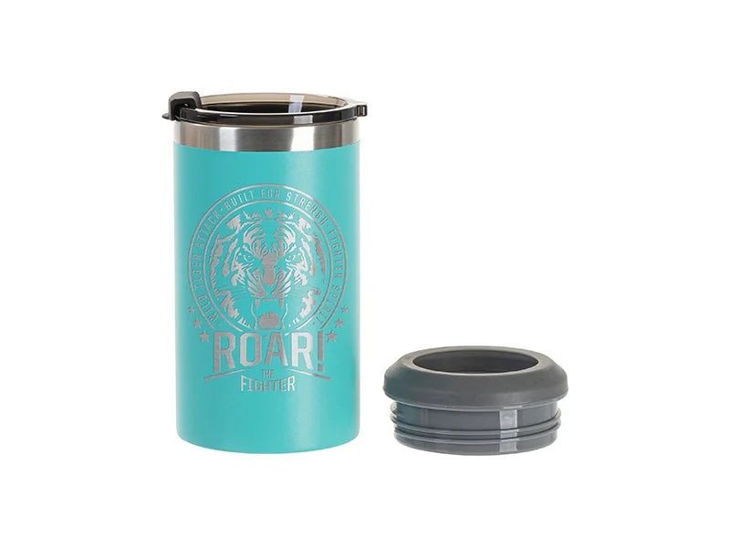 Engraving Blanks 12oz/350ml Powder Coated 4 in 1 SS Can Cooler for Laser Engraving & UV Printing