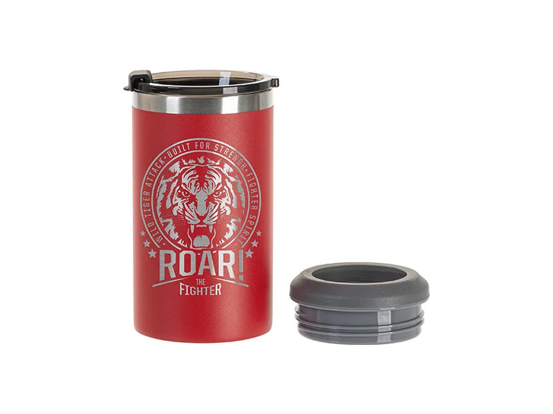 Engraving Blanks 12oz/350ml Powder Coated 4 in 1 SS Can Cooler for Laser Engraving & UV Printing