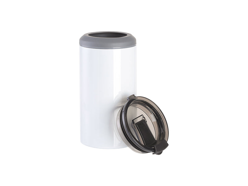 Sublimation Blanks 12oz/350ml Stainless Steel Cola Bottle(White)