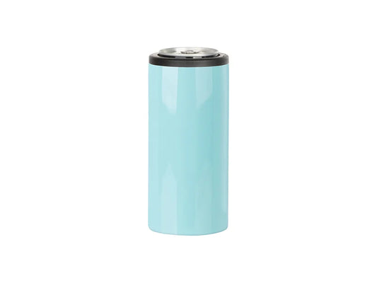 Sublimation 12oz/350ml Stainless Steel Skinny Can Cooler(Light Green)