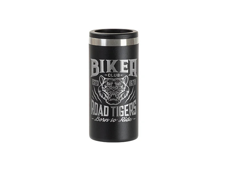 Engraving Blanks 12oz/350ml Powder Coated Slim SS Can Cooler for Laser Engraving & UV Printing