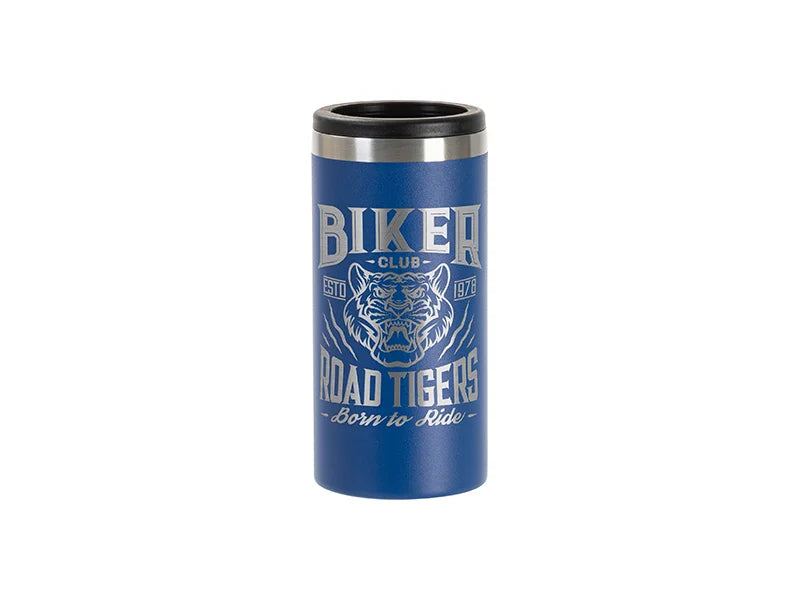Engraving Blanks 12oz/350ml Powder Coated Slim SS Can Cooler for Laser Engraving & UV Printing