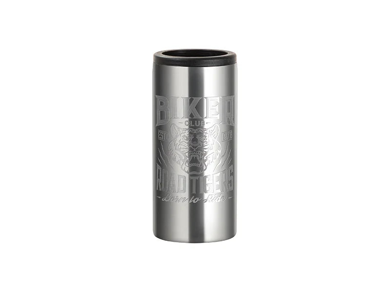 Engraving Blanks 12oz/350ml Powder Coated Slim SS Can Cooler for Laser Engraving & UV Printing