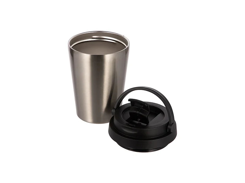 12oz/350ml Sublimation Stainless Steel Tumbler Coffee Mug (Silver)