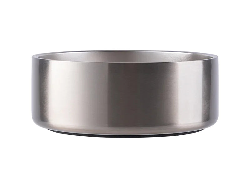 42oz/1250ml Sublimation Blank Stainless Steel Dog Bowl (Silver)