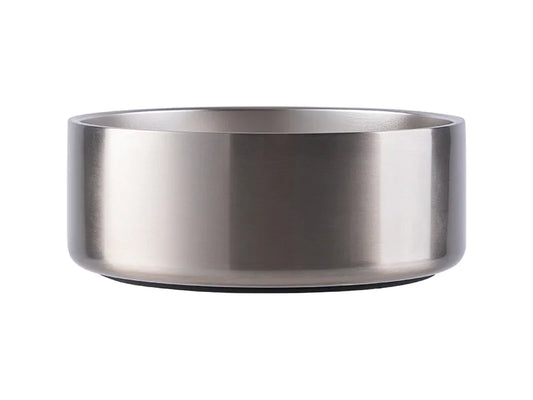42oz/1250ml Sublimation Blank Stainless Steel Dog Bowl (Silver)
